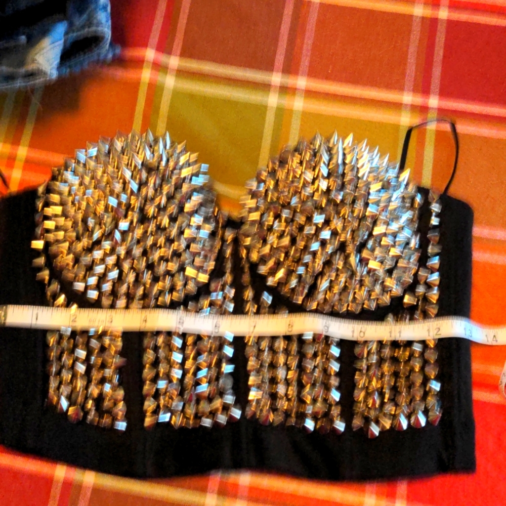 NWOT spiked bralet